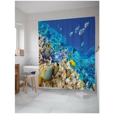 Штора для ванной JoyArty Радость ныряльщика 180х200 (sc-21285)