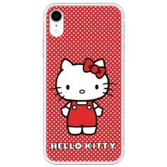 Чехол Deppa TPU для Apple iPhone XR, прозрачный, Hello Kitty 2