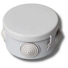 Распределительная коробка RUVinil Тусо 67020 наружный монтаж 70x70 мм светло-серый