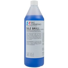 SILE BRILL Ополаскиватель для профессиональных и бытовых посудомоечных машин. Концентрат. 1л, Италия