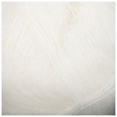 Пряжа "Kid mohair royal" 62% мохер, 38% полиамид 500м/50гр (55 Белый) 1969635 Alize