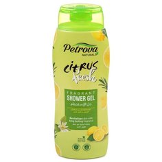 Гель для душа "Цитрусовый фреш – лимон и розмарин" Petrova, 240 мл