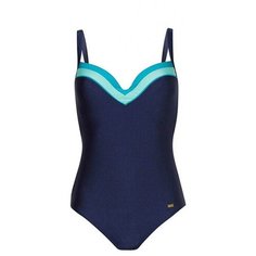 Слитный купальник Marc & Andre, размер75C, размер 4XL(48), синий