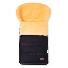 Конверт-мешок Nuovita Alpino Pesco меховой 85 см nero