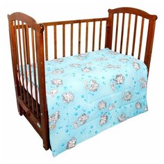 Одеяло Ангелочки 3003 120х120см голубой