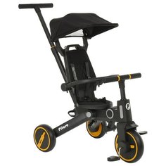 Трехколесный велосипед Pituso Leve Складной, черный