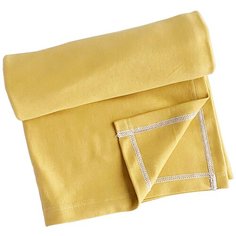 Многоразовые пеленки Mjolk трикотаж 115х85 см, однотонные mustard 1 шт.