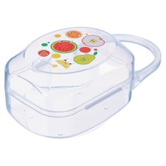 Контейнер для хранения сосок и пустышек Крошка Я Фрукты, прозрачный