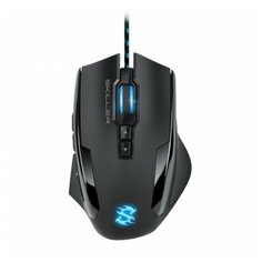 Sharkoon Skiller SGM1 Игровая мышь (12 кнопок, 10800 dpi, USB, синяя подсветка)