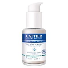 Cattier Purifying gel cream Гель-крем увлажняющий для проблемной кожи, 50 мл