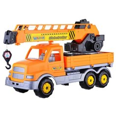 Полесье машинка автомобиль-кран с поворотной платформой "Сталкер" в сетке
