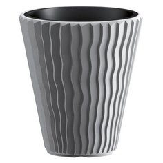 Prosperplast Кашпо для цветов Prosperplast SANDY (DBSP400-405U) 2 предмета 18 и 37 л, серый