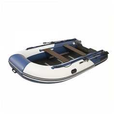 Лоцман Лодка моторная килевая Лоцман М-350, белый/синий