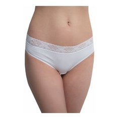 Santini Трусы слипы Бажена со средней посадкой, размер 42, белый