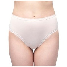 Santini Трусы Ирина, высокая посадка, размер 56, бежевый