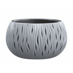 Prosperplast Кашпо для цветов Prosperplast SANDY BOWL (DSK370-405U) 2 предмета 9 л, серый