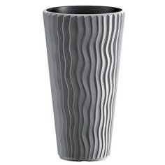Prosperplast Кашпо для цветов Prosperplast SANDY SLIM (DPSP400-405U) 2 предмета 18 и 45 л, серый