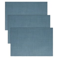 Набор салфеток 3шт. LUCKY 45х30см, крупное плетение, синий