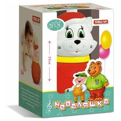 Неваляшка большая «Кот Мурлыка» (п/п пакет) Junfa Toys