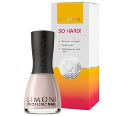 Limoni базовое и верхнее покрытие So Hard! 15 мл розовый