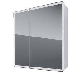 Зеркало- шкаф Dreja Point 99.9034 80 с подсветкой Белый с инфракрасным выключателем