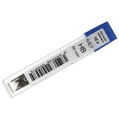 Грифели для механических карандашей Koh-I-Noor "4162", 0,7мм, HB, 12 упаковок по 12 шт.