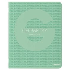 Тетрадь предметная COLOR 48 листов, матовая ламинация, лак, 70 г/м2, геометрия, клетка, подсказ, BRAUBERG, 403983