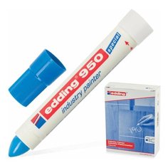 Маркер-паста для промышленной маркировки EDDING 950, синий, 10 мм, E-950/3