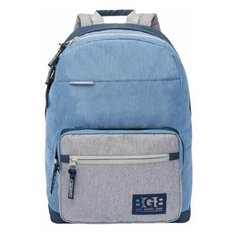 Рюкзак GRIZZLY молодежный, 1 отделение, карман для ноутбука, синий, 41х28х18 см, RQ-008-2/2.