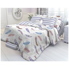 Комплект постельного белья Verossa Percale "Plumalent", 1.5-спальный