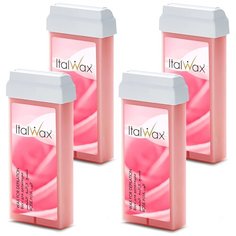 Italwax, Набор Воск в картридже роза 100 мл, 4 шт