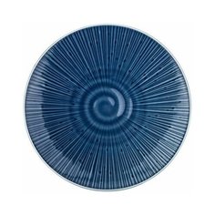 Тарелка обеденная mirage 26,5 см синий Bronco (410-128)