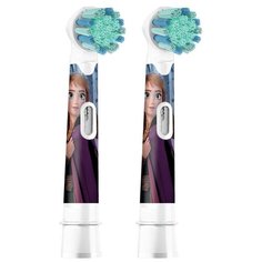Набор насадок Oral-B Stages Power Kids Frozen для электрической щетки, синий, 2 шт.
