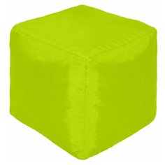 Банкетка Пазитифчик квадратная лимонная (оксфорд) 40х40 см