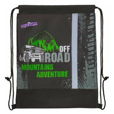 Мешок для обуви юнландия, светоотражающая полоса, 47х37 см, "Offroad", 229168