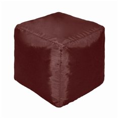 Банкетка Пазитифчик квадратная бордовая (оксфорд) 40х40 см