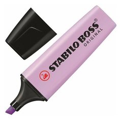 Текстовыделитель STABILO "Boss Pastel", лавандовый, линия 2-5 мм, 70/155