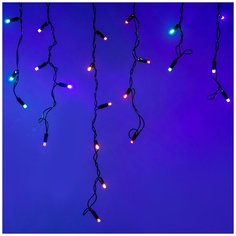 Светодиодная гирлянда ARD-EDGE-CLASSIC-2400x600-BLACK-88LED-LIVE RGB (230V, 6W) (Ardecoled, IP65) Arlight