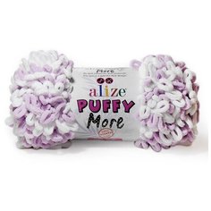 Пряжа Alize Puffy More (Пуффи Море) арт.6291 100% микрополиэстер 150г 11,5м 2шт
