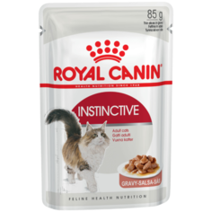 Влажный корм для кошек Royal Canin Instinctive, профилактика избыточного веса, профилактика МКБ 12 шт. х 85 г (кусочки в соусе)