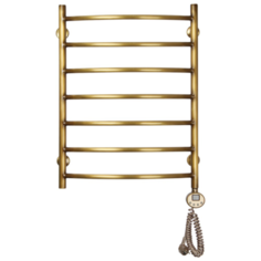 Полотенцесушитель электрический Domoterm Калипсо П7 500x700 АБР ER, тэн справа, античная бронза