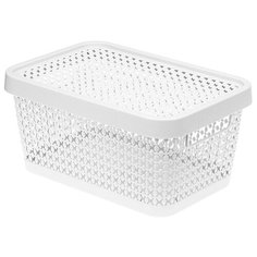 Коробка пирула 4,5 л с крышкой, цвет белый Idea (М Пластика)