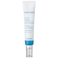 TONY MOLY Three Herb Blemish AC Deep Spot Ampoule Сыворотка-спот для проблемной кожи, 30 мл.