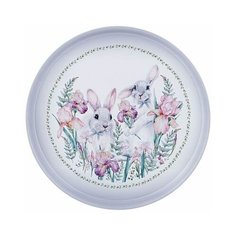 Поднос сервировочный ирисы 33 см Agness (898-049)