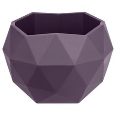 Кашпо "Топаз" 0,45л сливовый BMC