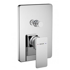 Смеситель встраиваемый в стену Bravat Phillis (2-функц) (PB856101CP-2-ENG)