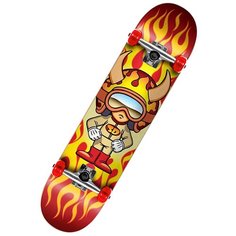 Скейтборд Speed Demons Hot Shot, 32x8, красный/оранжевый