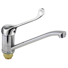 Смеситель для раковины (умывальника) ProfSan ПСМ-425-055 сере6ристый