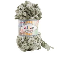 Пряжа Alize Puffy Fine Color, 100 г, 14.5 м, 6065