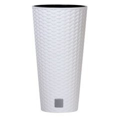 Prosperplast Кашпо для цветов Prosperplast RATO TUBUS (DRTUS250-S449) 2 предмета 7.5 и 15.5 л, белый